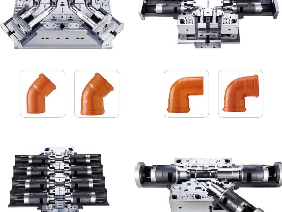PVC and PP collapsible fitting molds