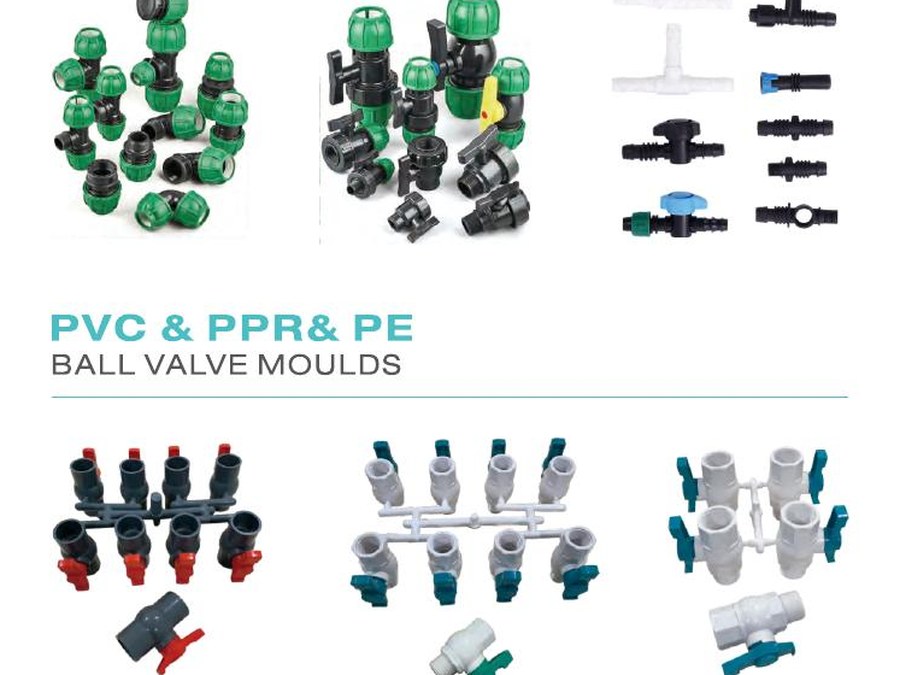PVC PPR PE ball valve molds and fittings